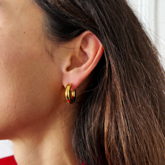 22mm Gold Earrings
