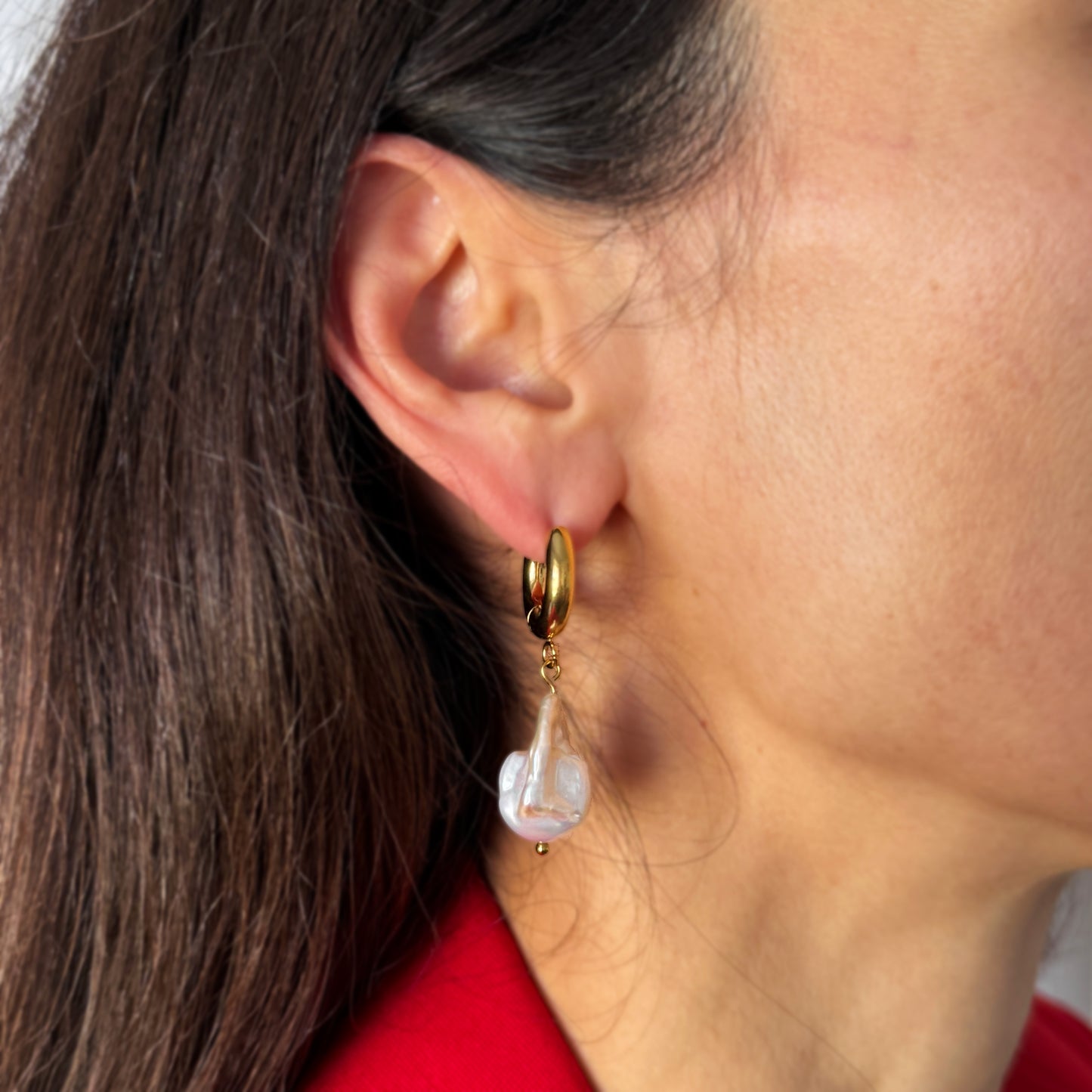 22mm Silver Earrings