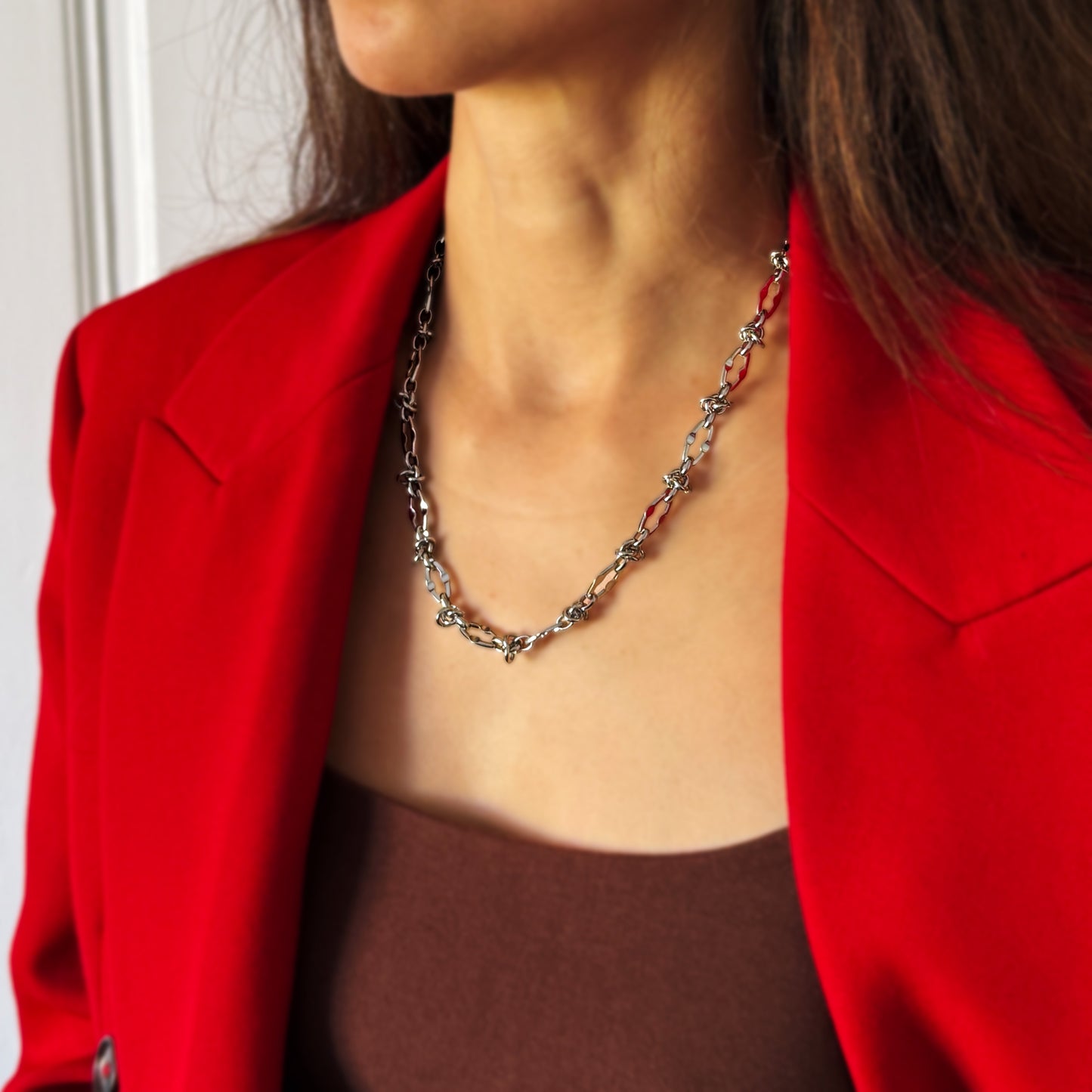 Chain With Large Silver Links