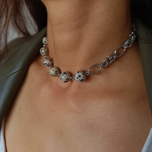 Dalmatian Jasper Necklace