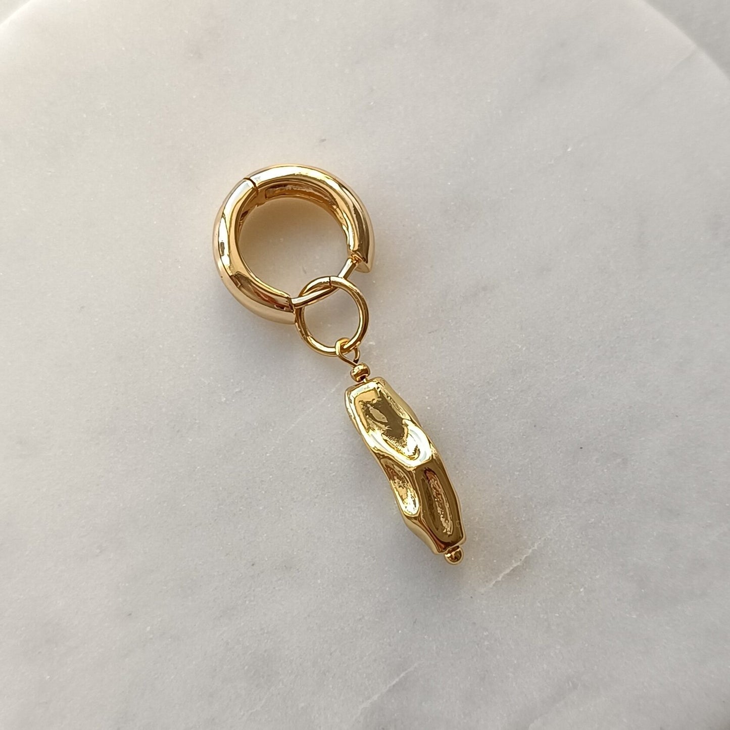 Gilded Flame Pendant