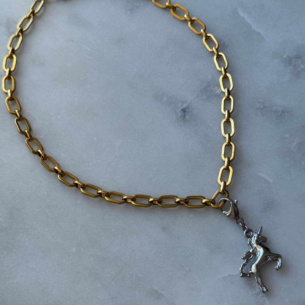 Gilded Link Necklace