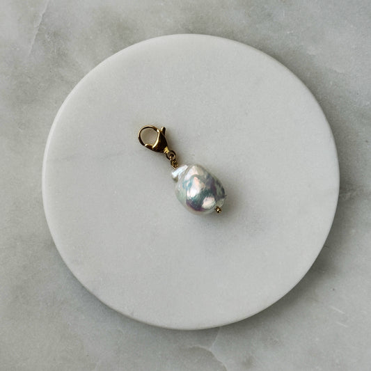 Large Pearl Gold Carabiner