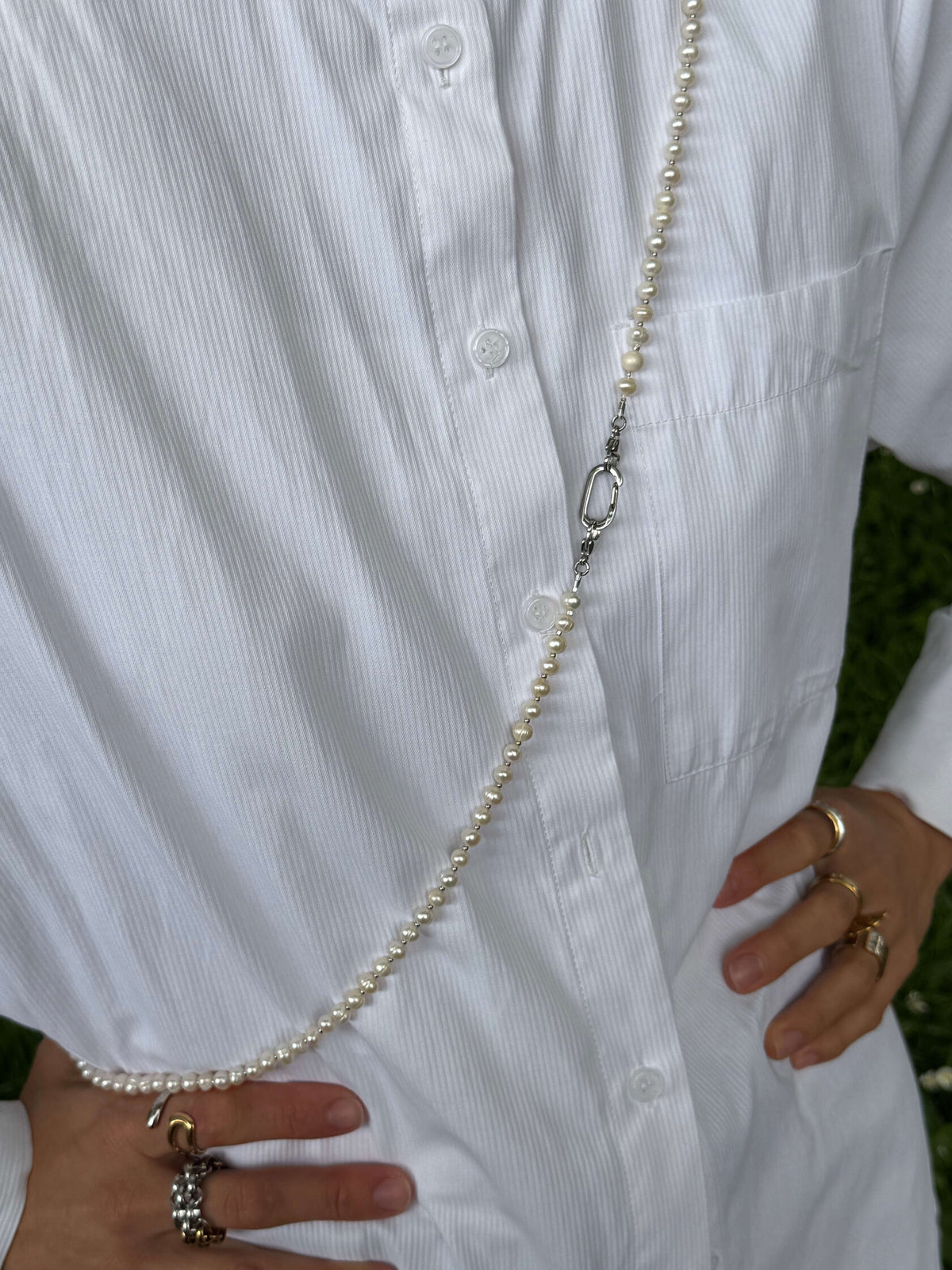 Metamorphic Transformer Necklace Silver