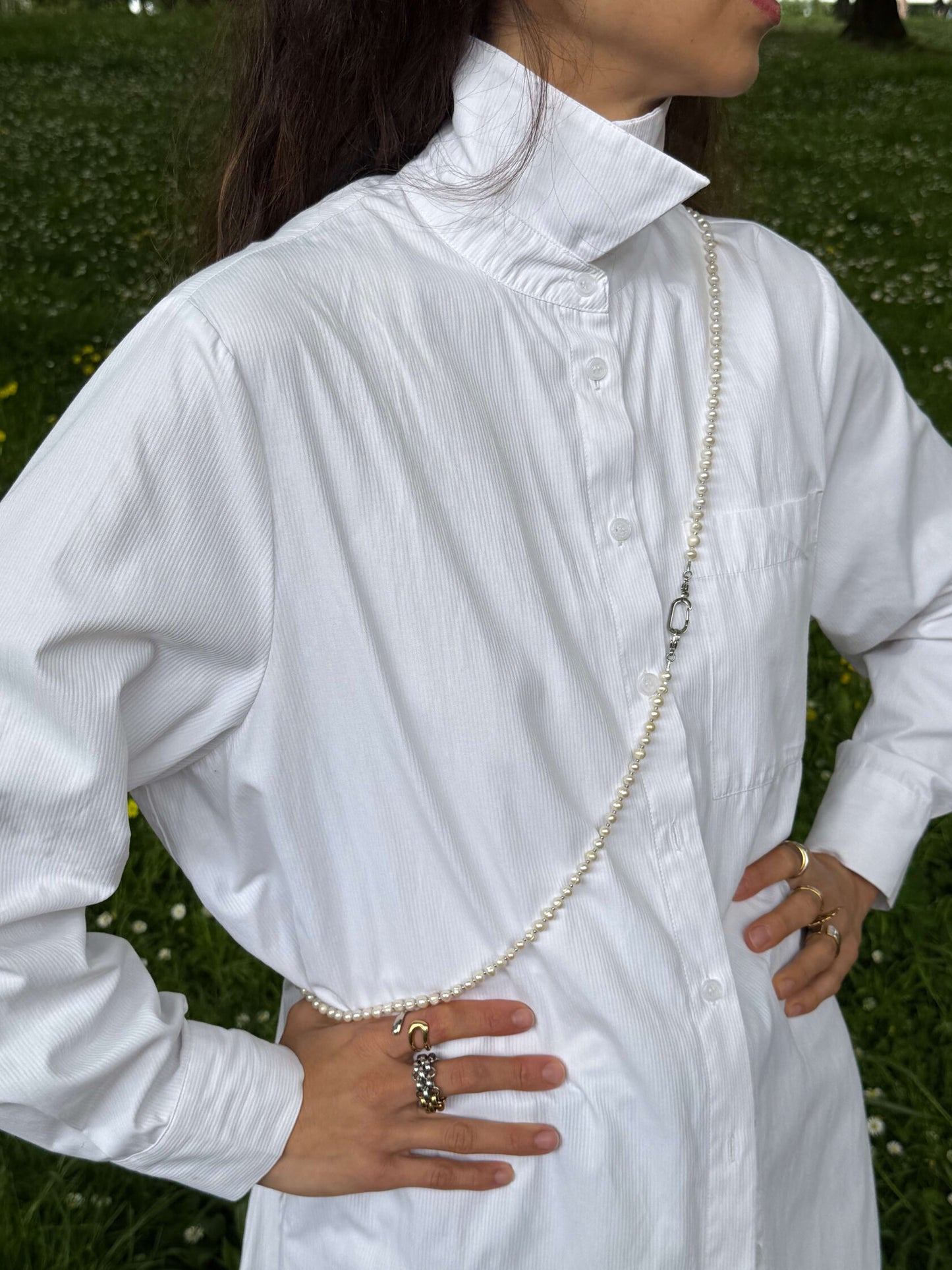 Metamorphic Transformer Necklace Silver