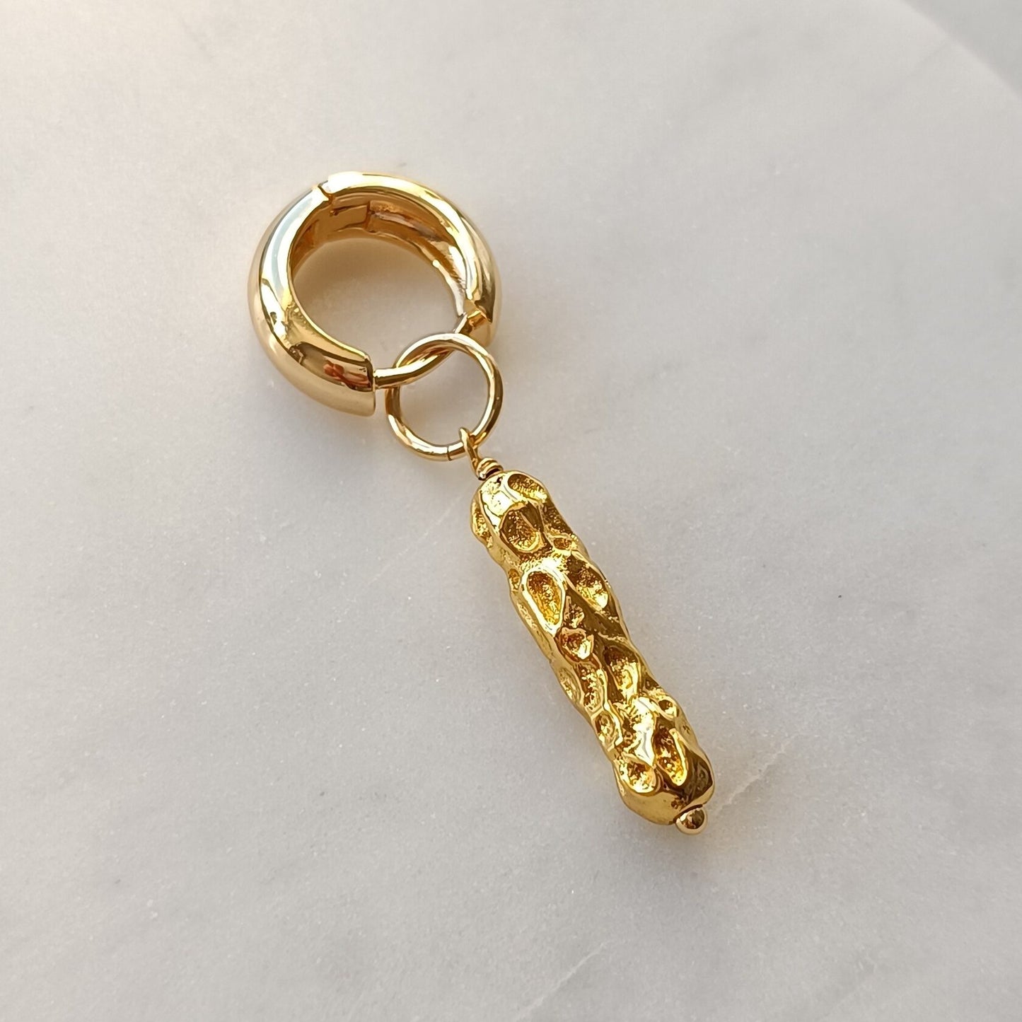 Molten Gold Bar Charm