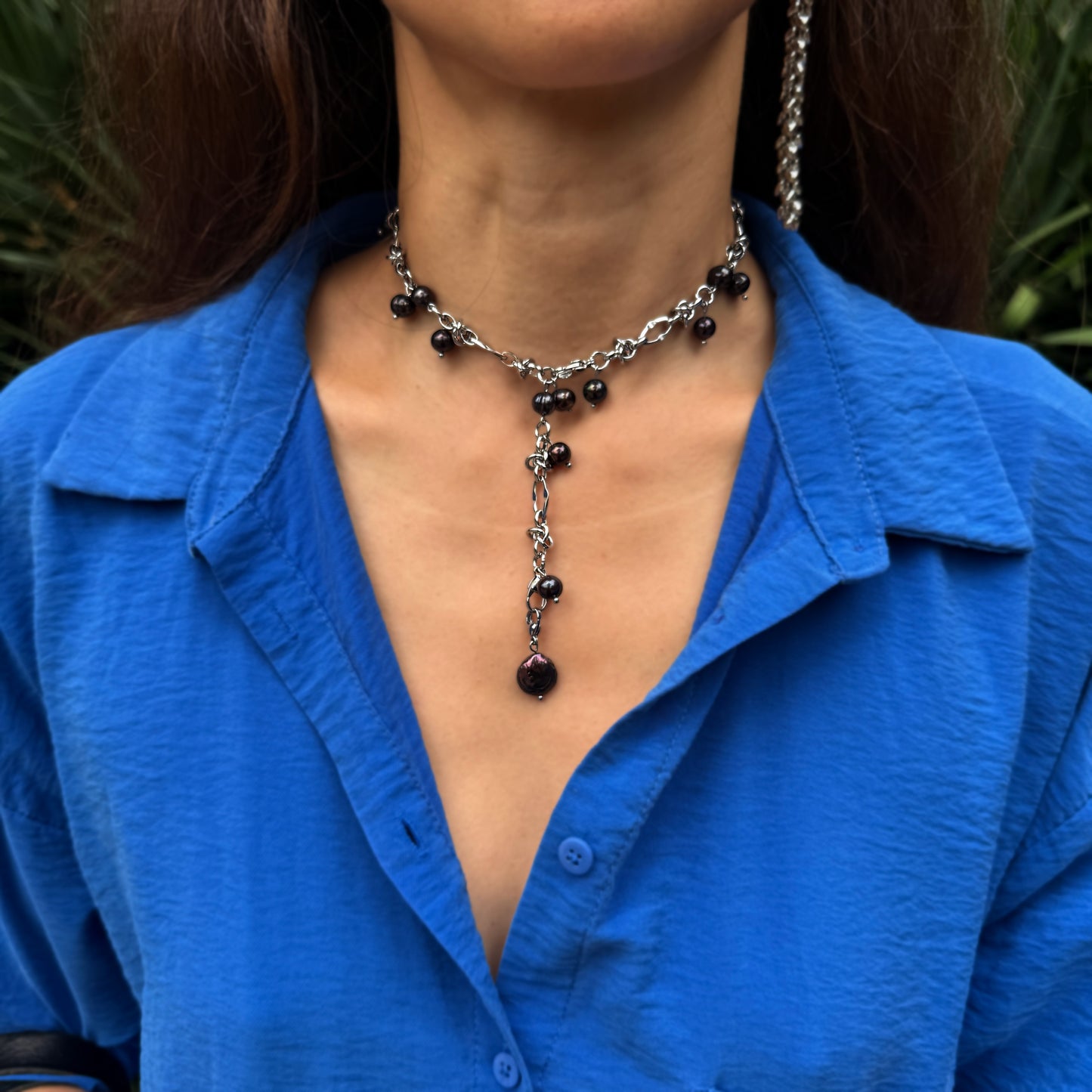 Necklace Berries From White Pearl