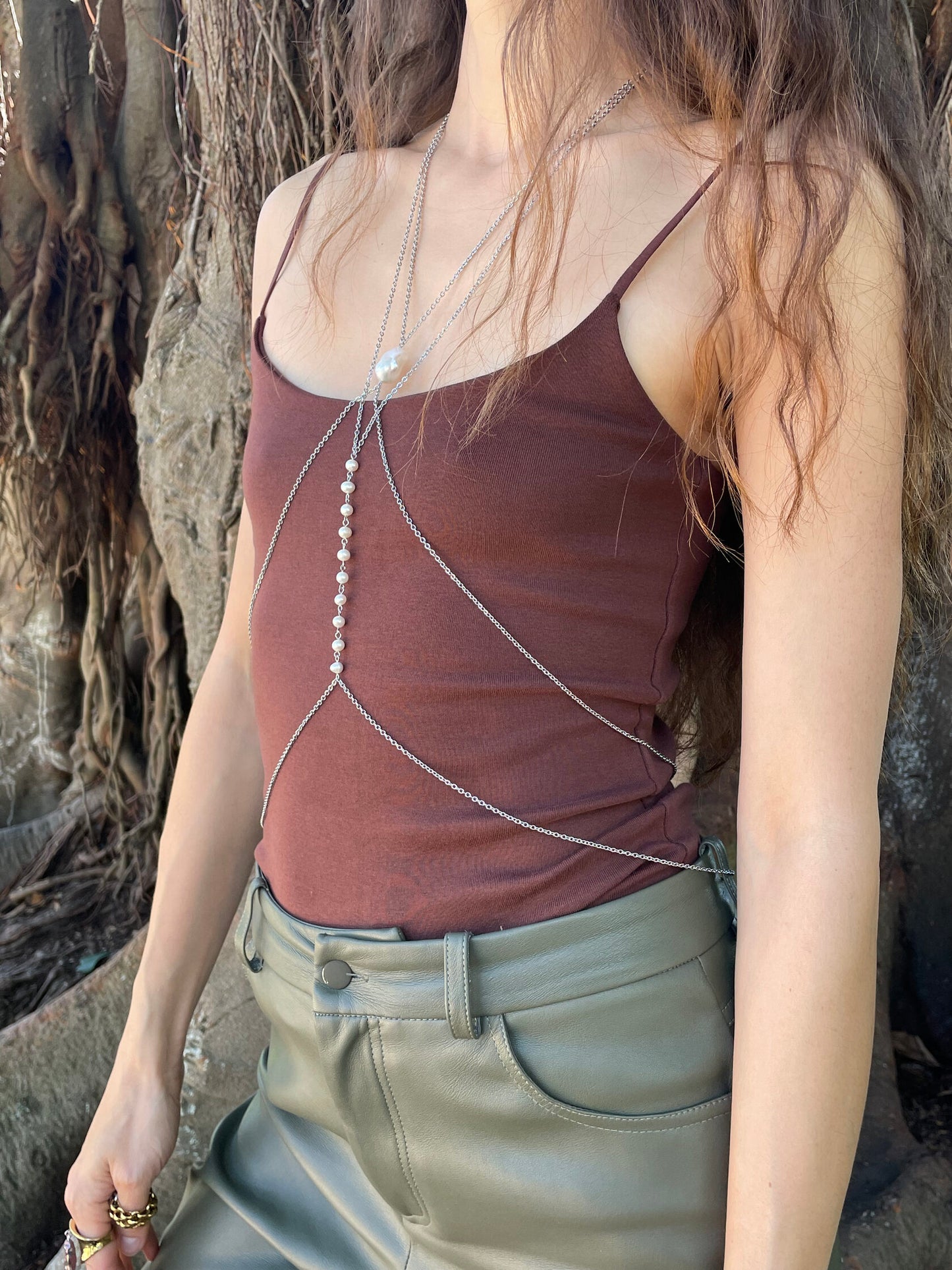 Pearl Essence Body Chain