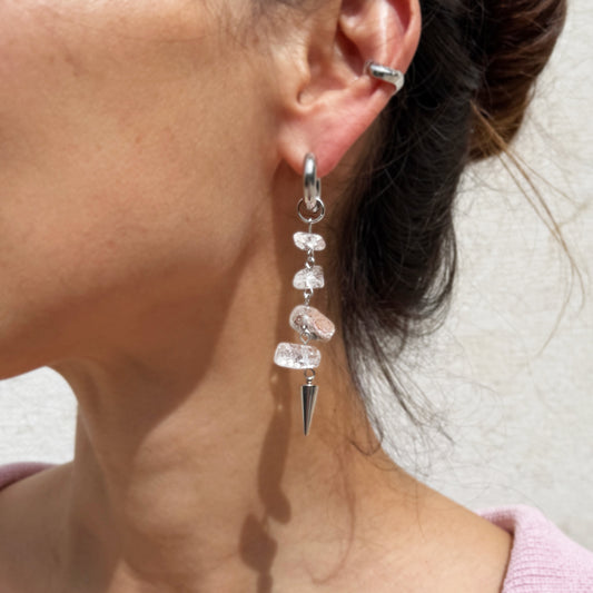 Pendant Rock Crystal With Spike