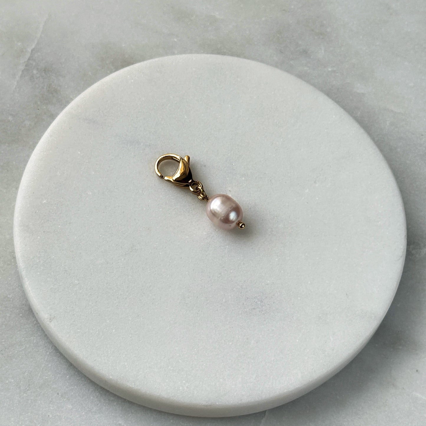 Pink Pearl Gold Carabiner