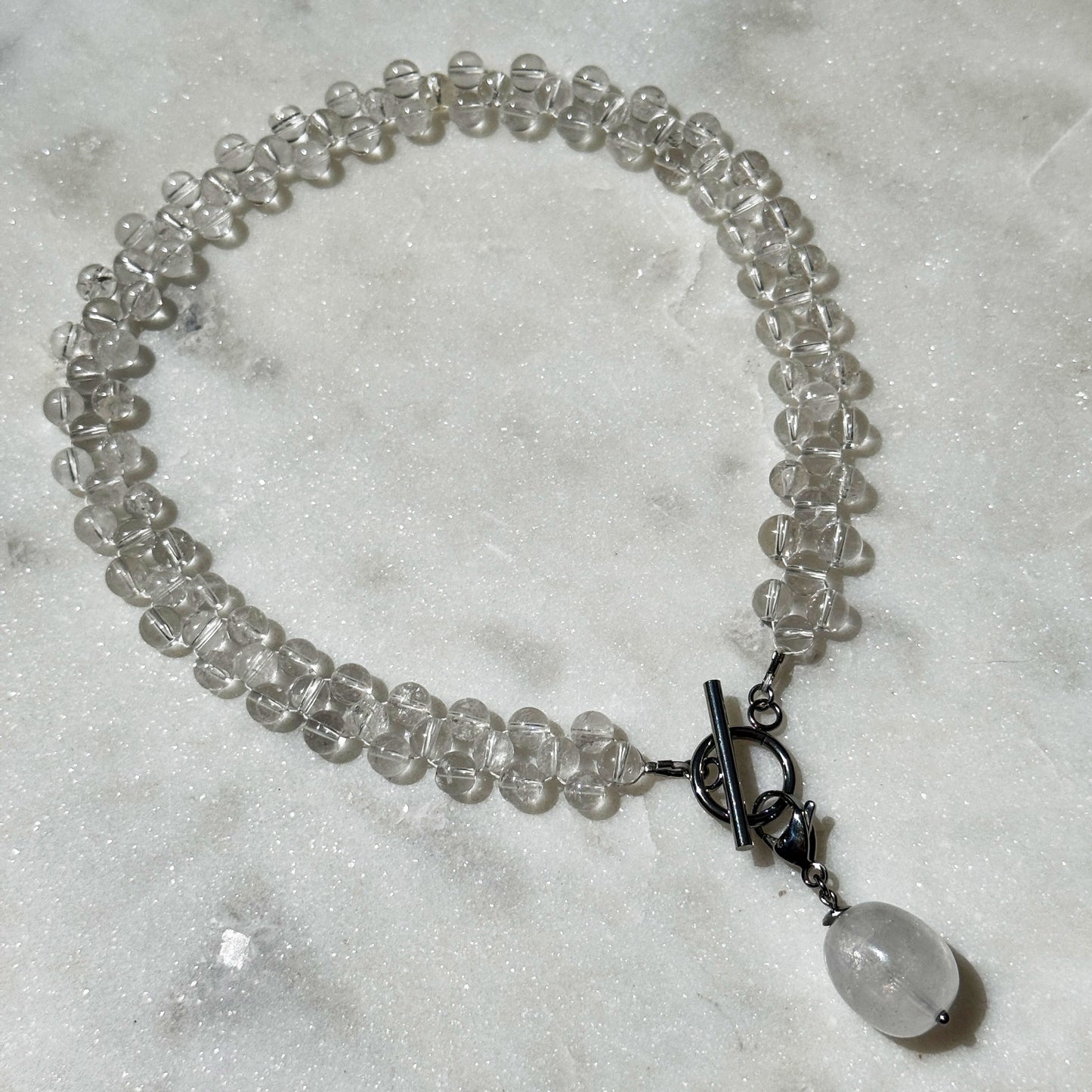 Rhinestone Choker with Removable Pendant