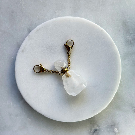 Rock Crystal Bottle Pendant