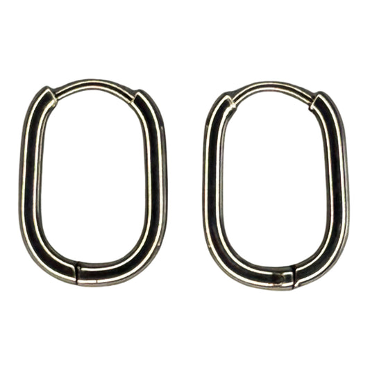 Gold Rectangular Small Earrings