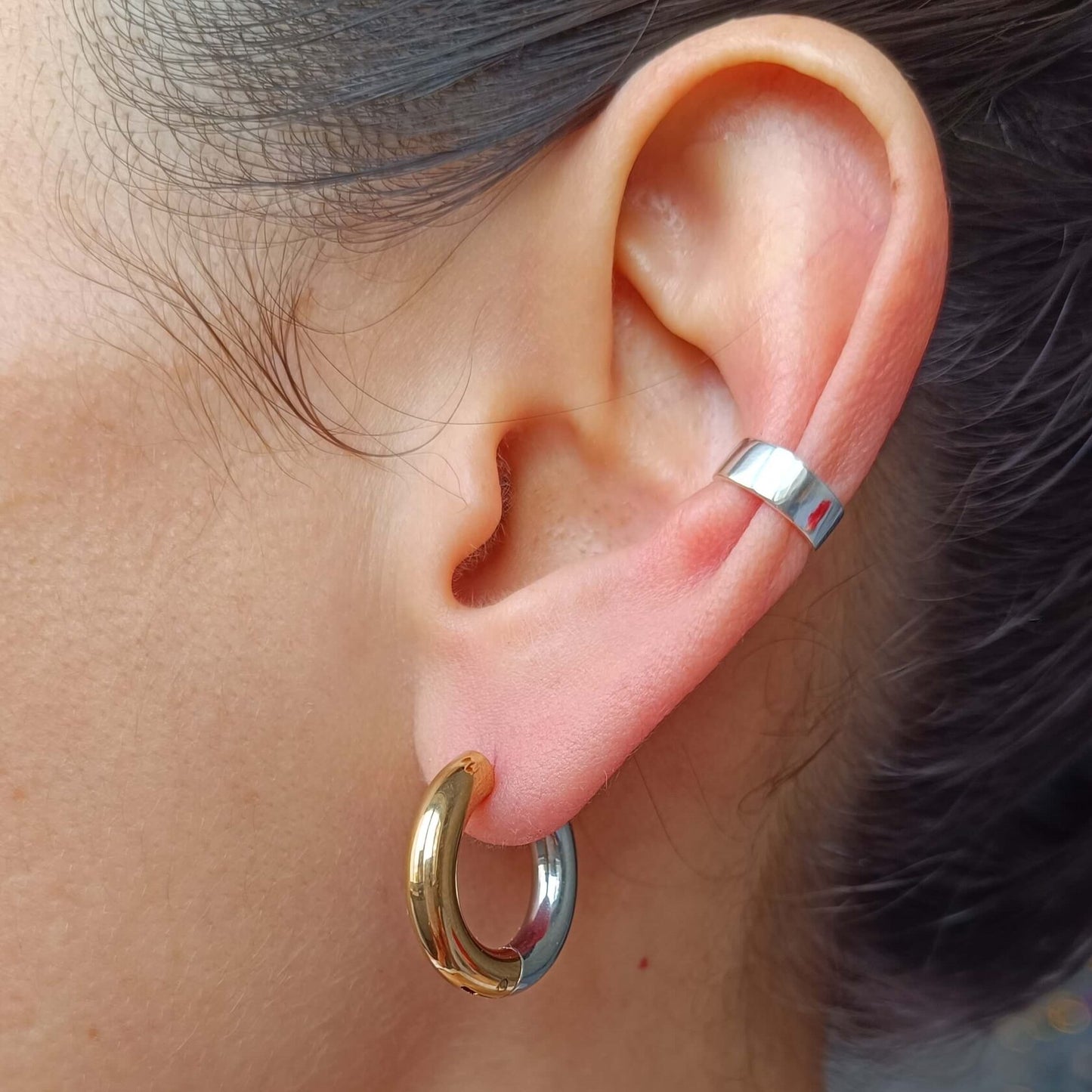 Sterling Silver Single Ear Cuff