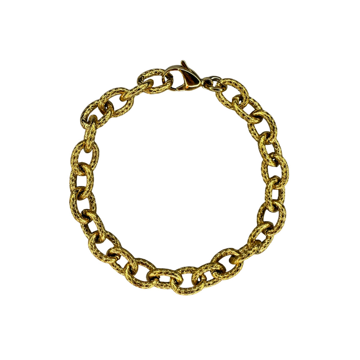 Textured Silver Bracelet