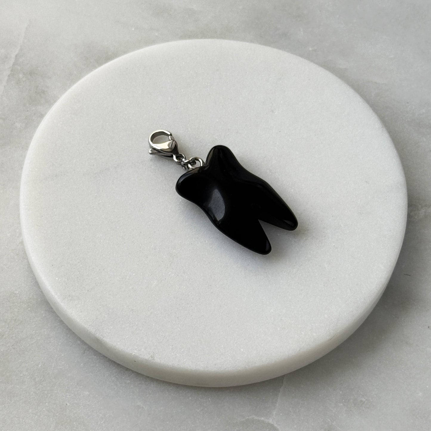 Tooth Black Agate