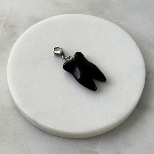 Tooth Black Agate