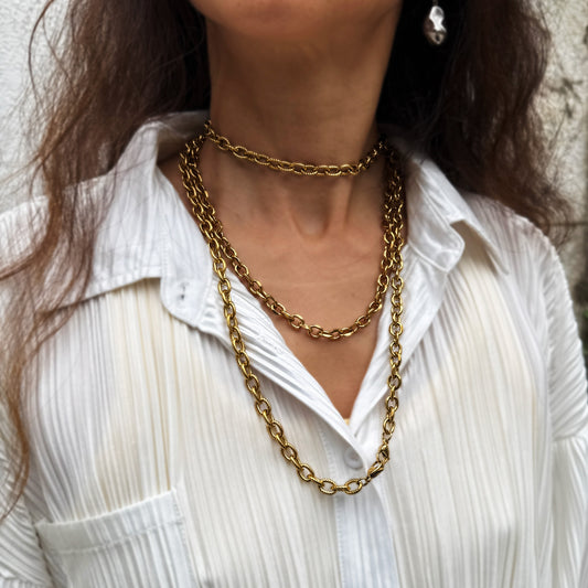 Two-Factor Gold Transformer Chain