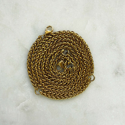 Silver Adjustable Woven Chain