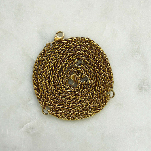 Gold Adjustable Woven Chain