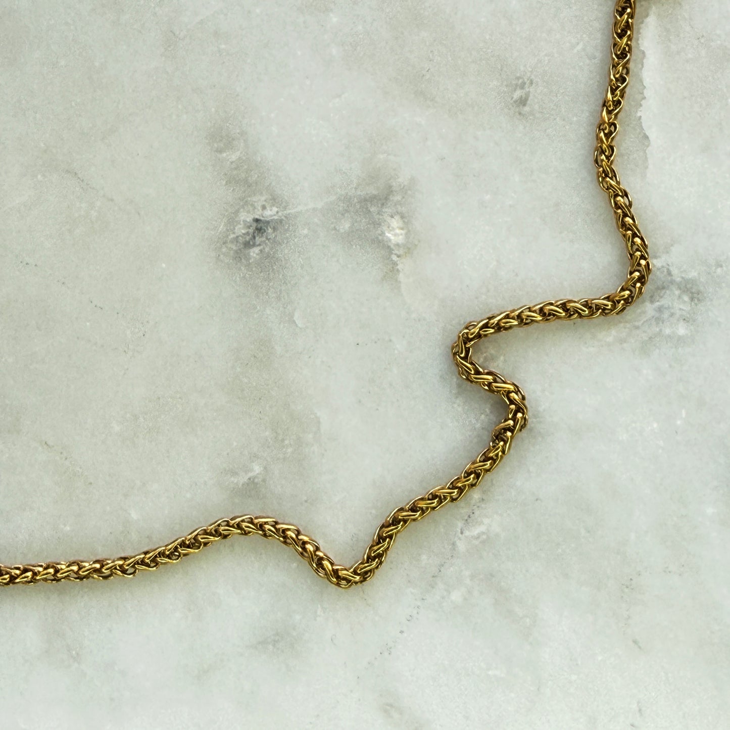 Silver Adjustable Woven Chain