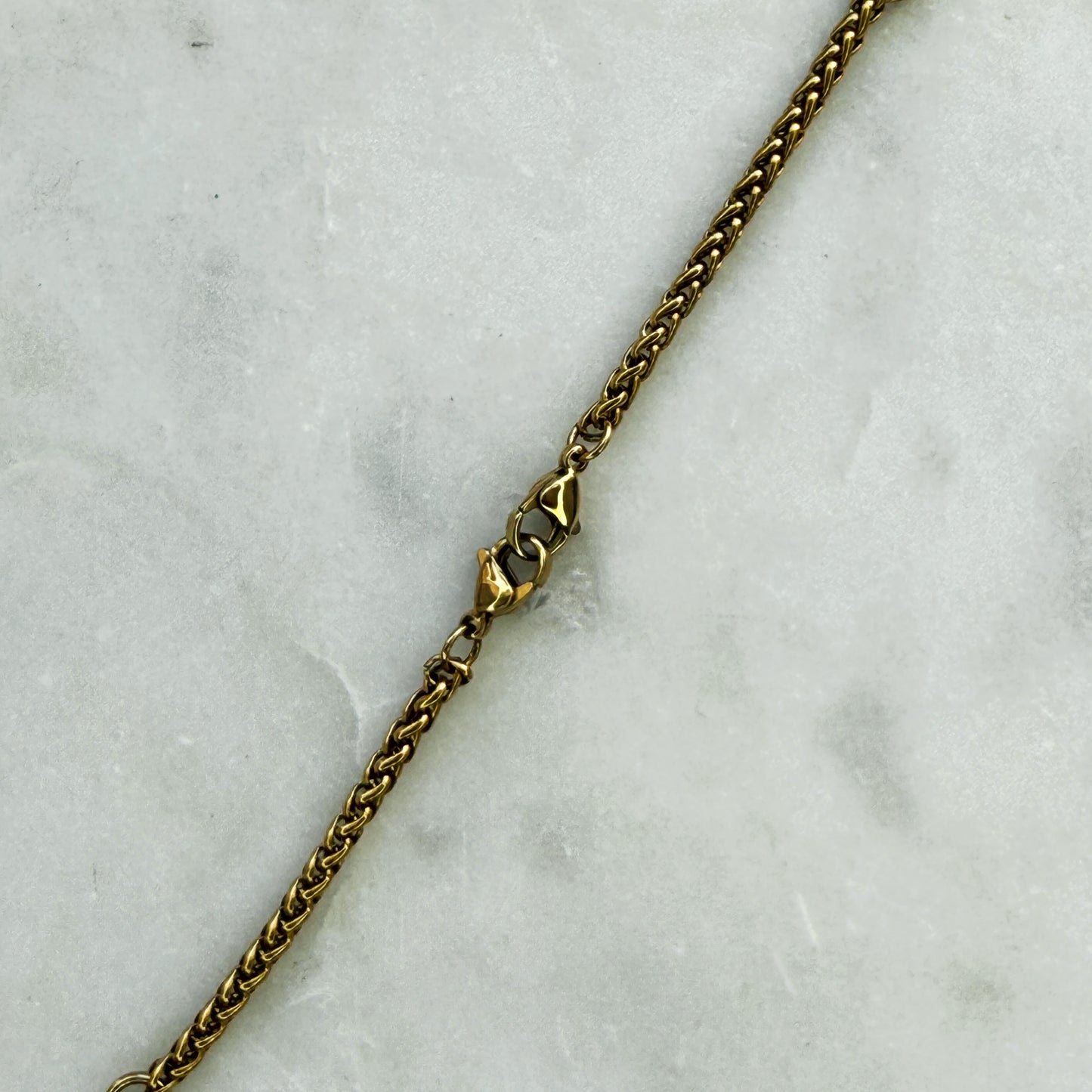 Silver Adjustable Woven Chain