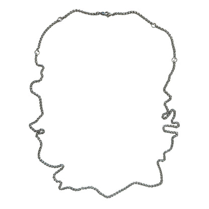 Silver Adjustable Woven Chain