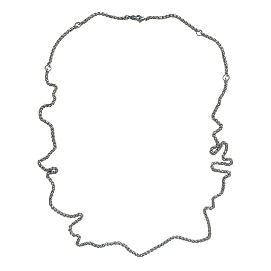 Silver Adjustable Woven Chain