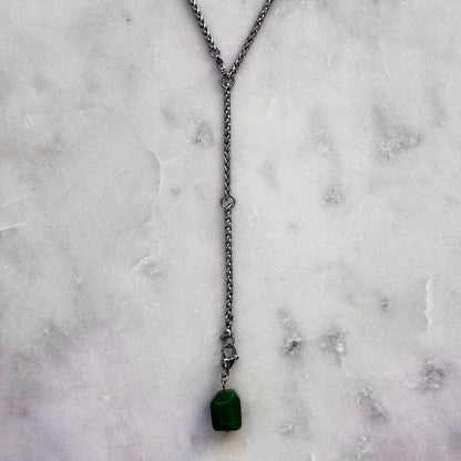 Silver Adjustable Woven Chain