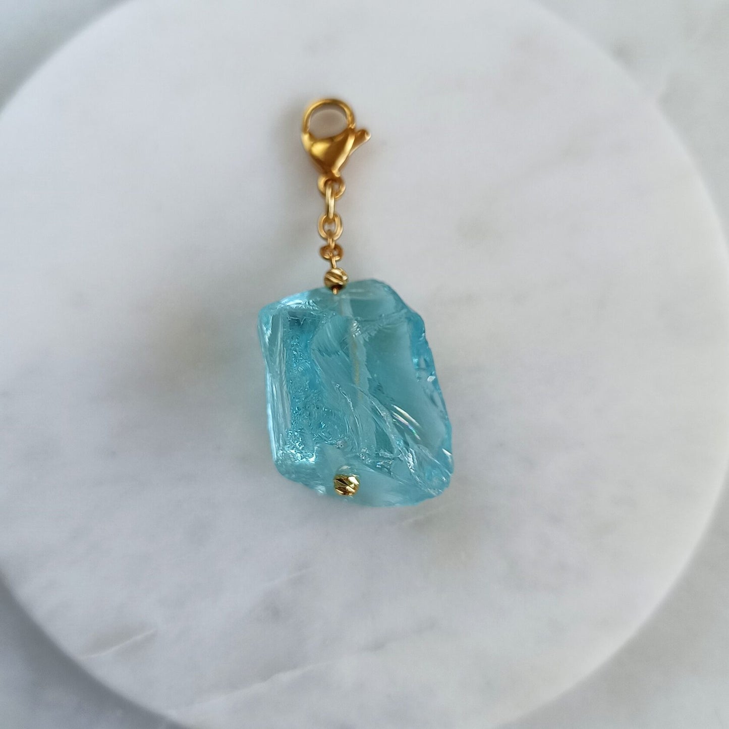 Aqua Glass Pendant