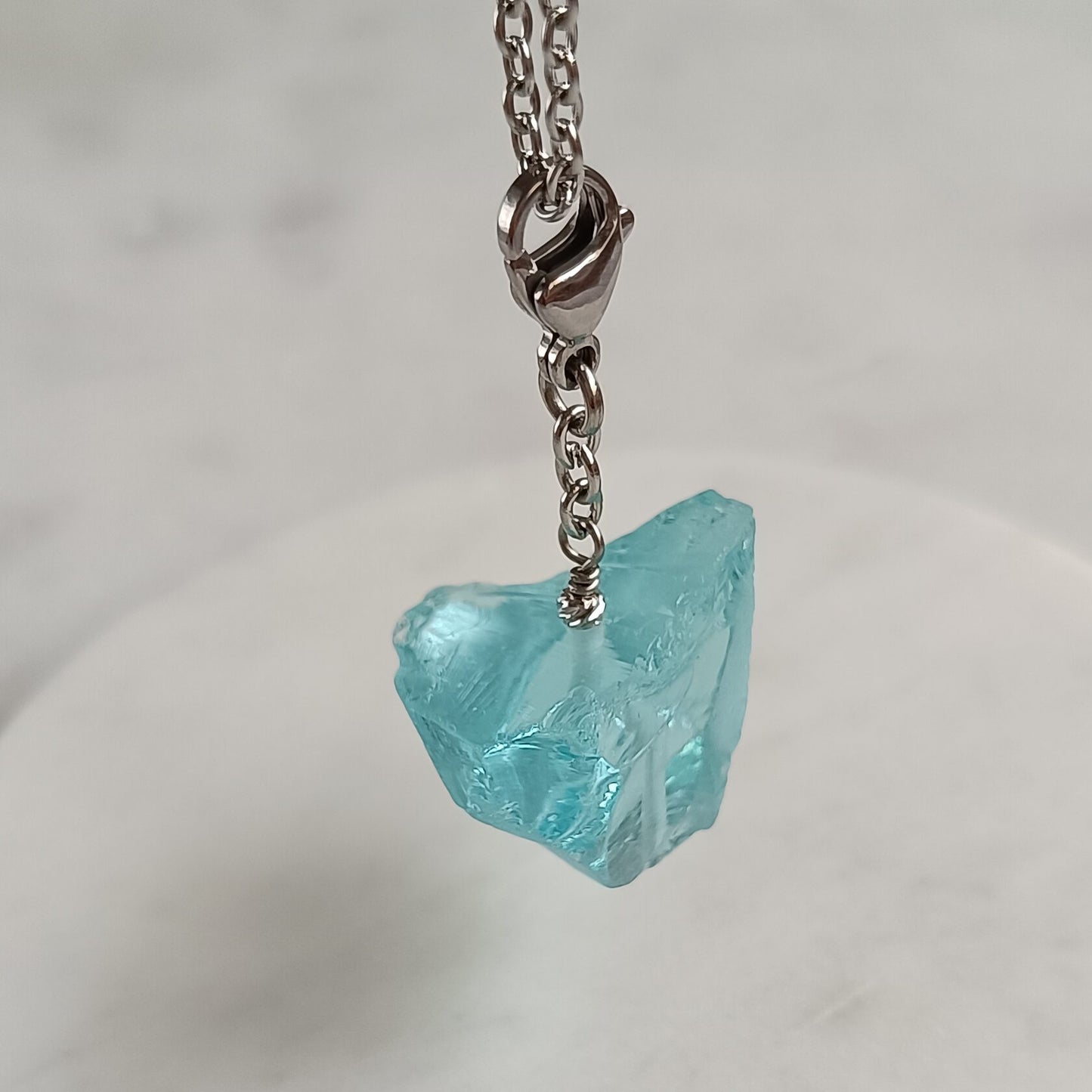 Aqua Glass Pendant