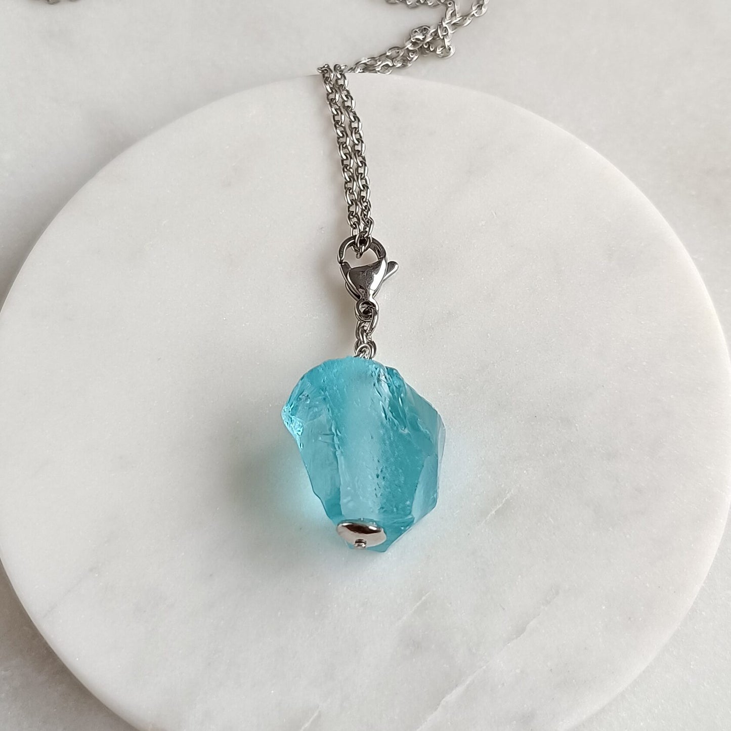 Aqua Glass Pendant