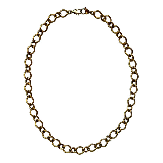 Auric Gold Link Necklace