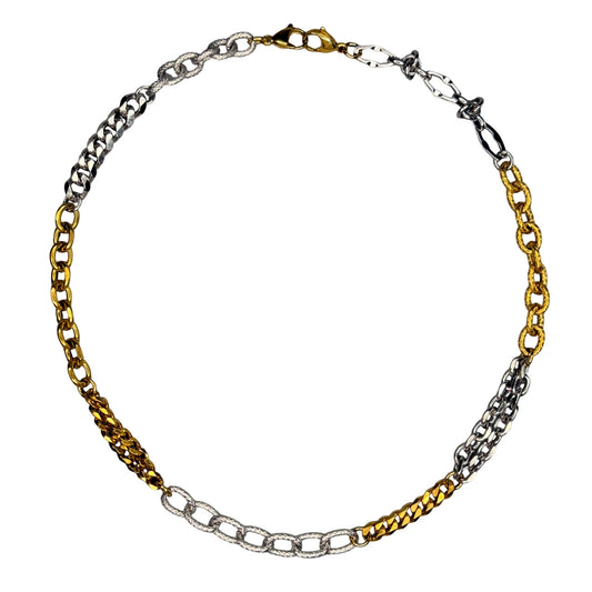 Bicolor Chain Of Different Textures