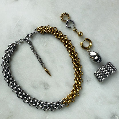 Bicolor Set - Silver Pearl