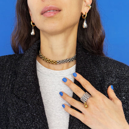 Bicolor Set - Silver Pearl