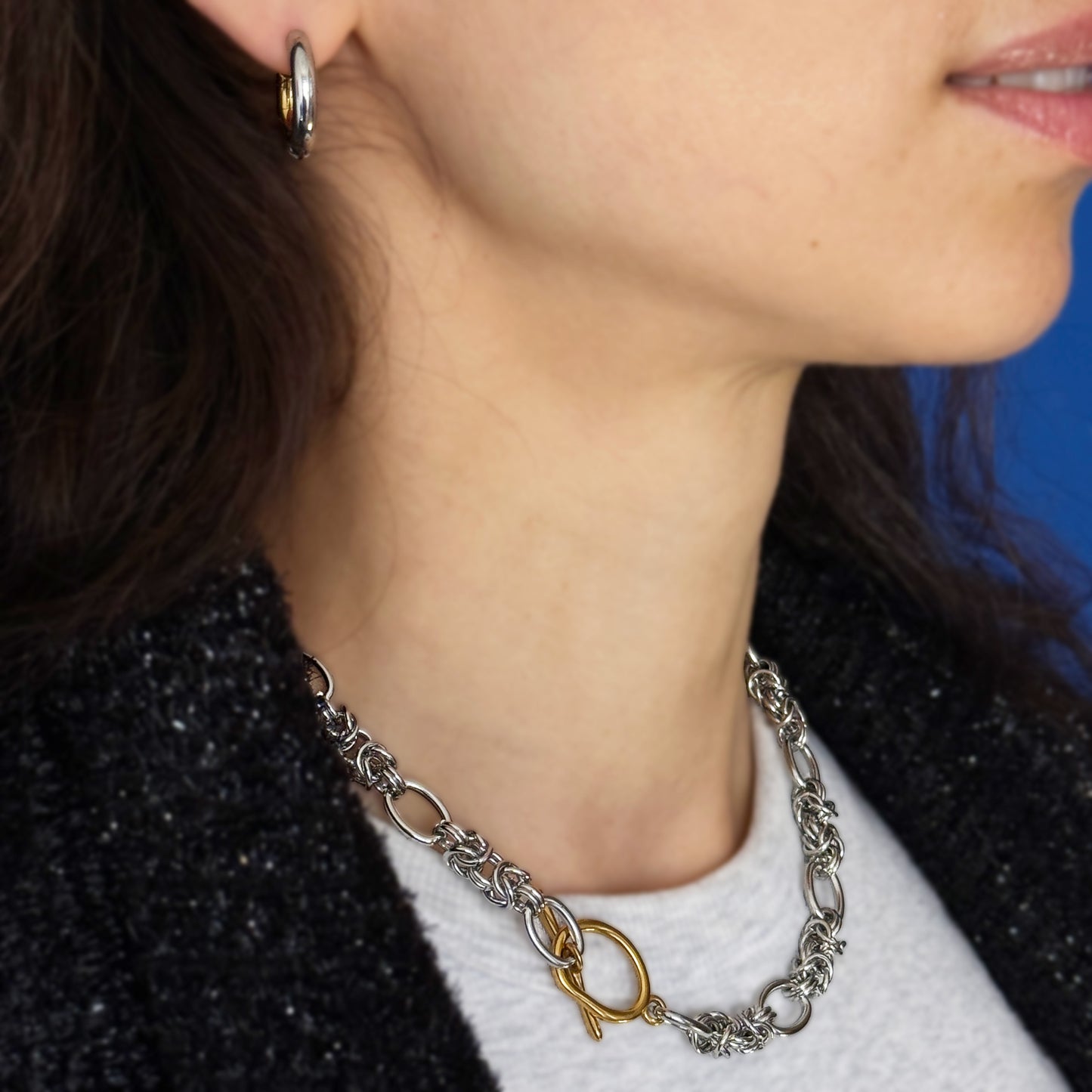 Bicolor Set - Medallion In Gold