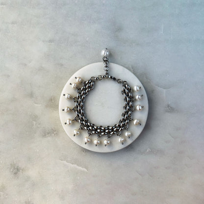 Bracelet With White Pearls