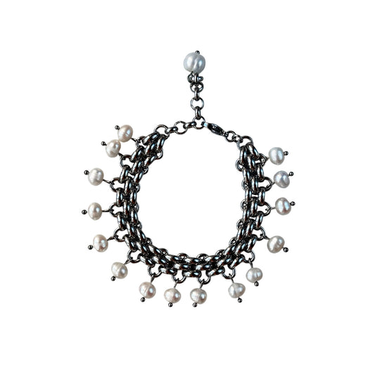 Bracelet With White Pearls