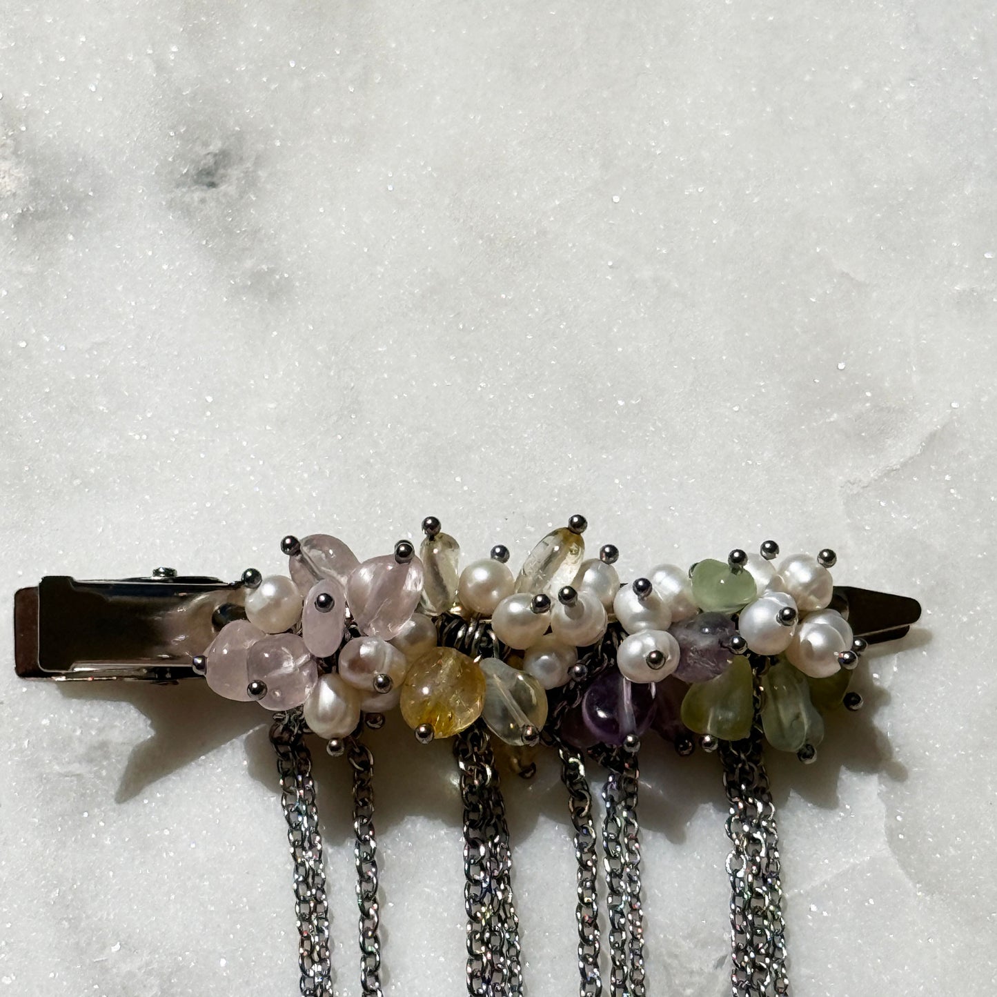 Celestial Cluster Fringe Barrette