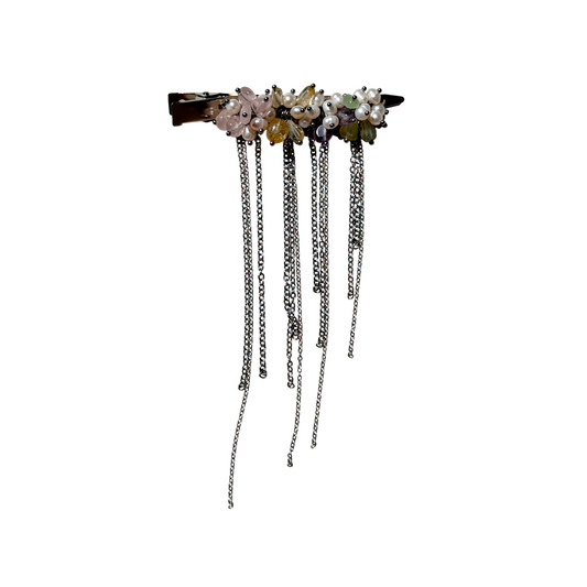 Celestial Cluster Fringe Barrette