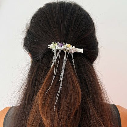 Celestial Cluster Fringe Barrette