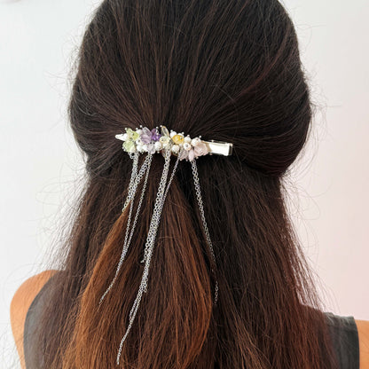 Celestial Cluster Fringe Barrette