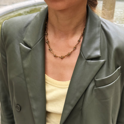 Chain With Large Silver Links