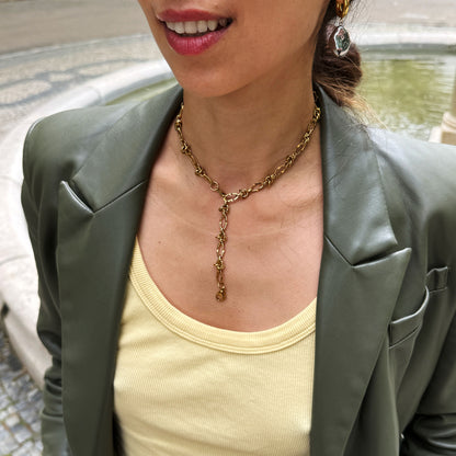 Chain With Large Silver Links