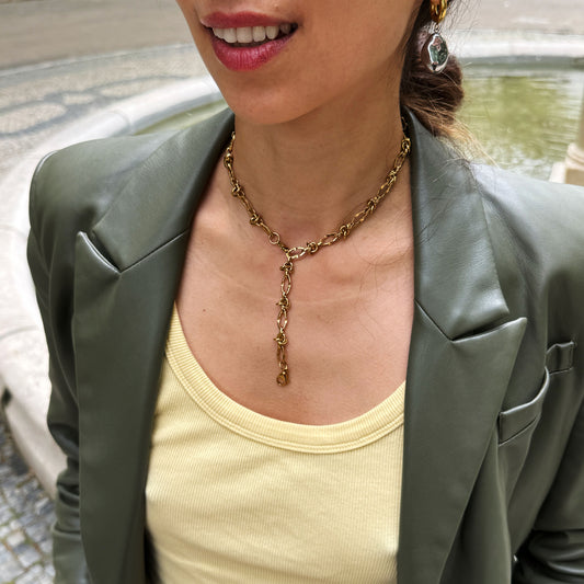 Chain With Large Gold Links