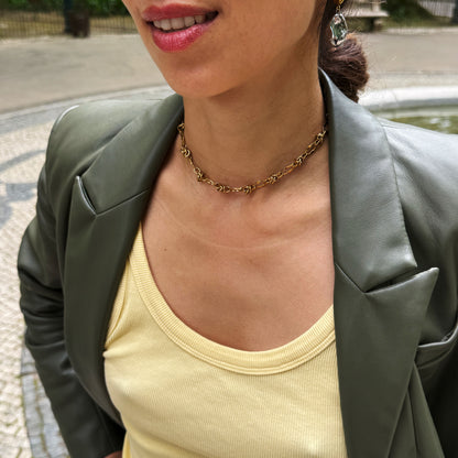 Chain With Large Silver Links
