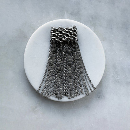 Chainmail Ring With Fringe