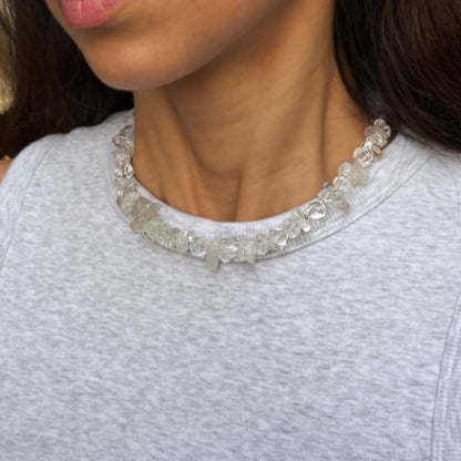 Choker From Rock Crystal