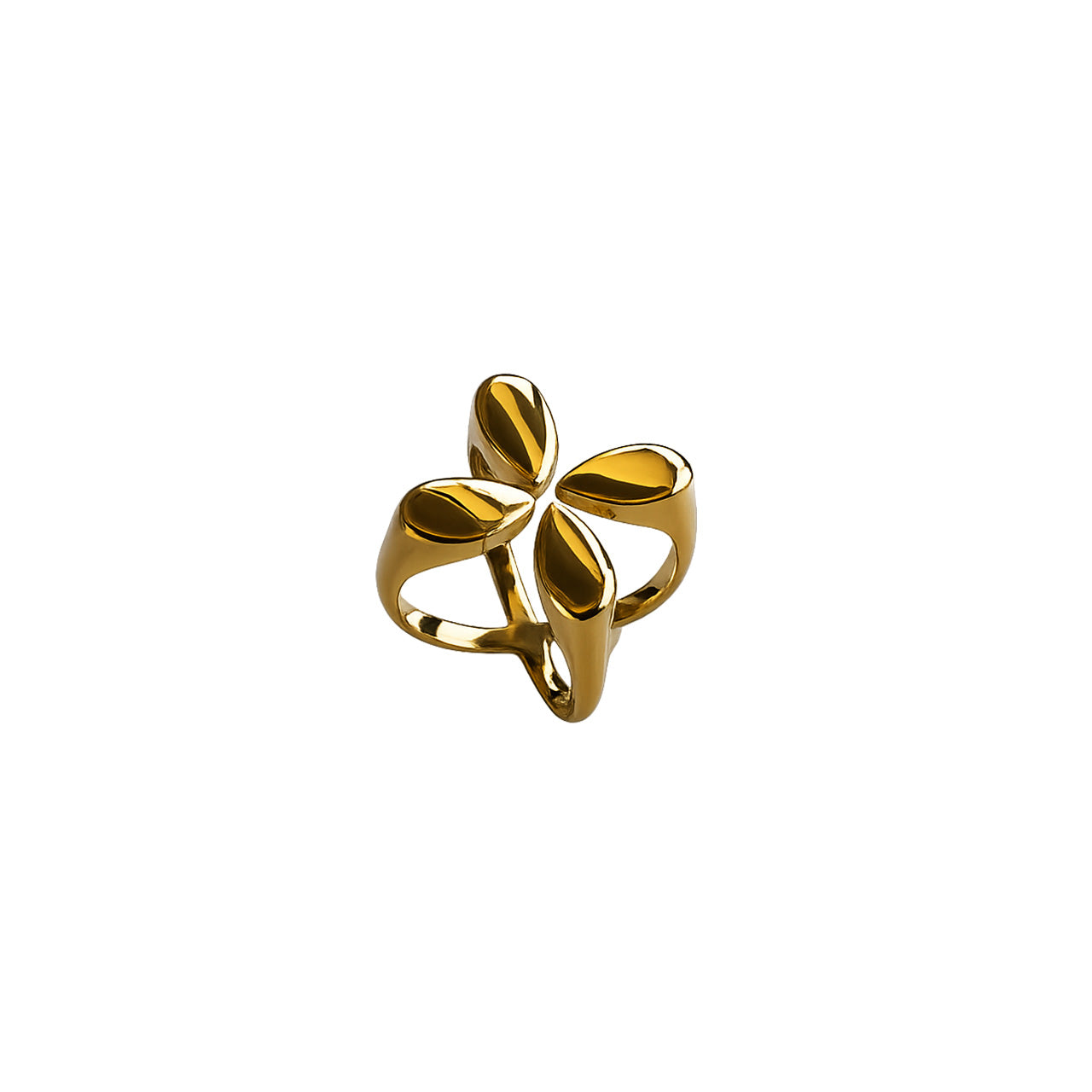 Gold Clover Ring